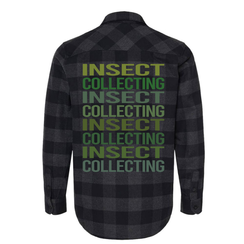 Green Text Insect Collecting Yellow Flannel Shirt | Artistshot