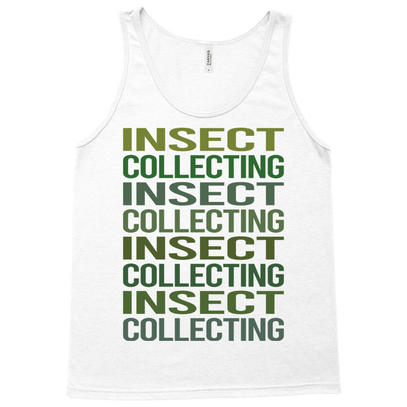 Green Text Insect Collecting Yellow Tank Top | Artistshot