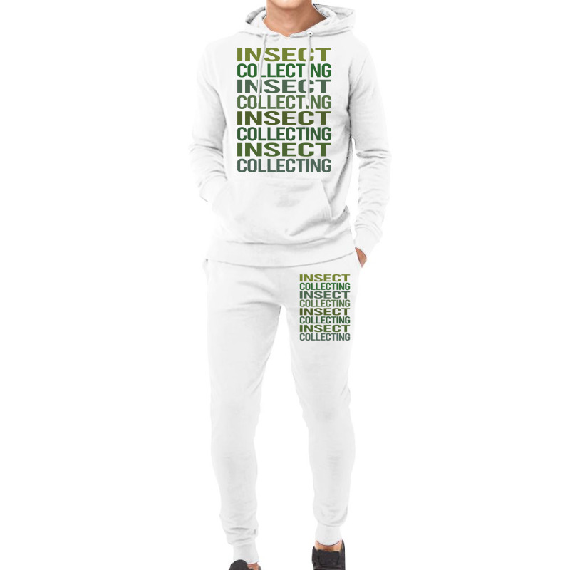 Green Text Insect Collecting Yellow Hoodie & Jogger Set | Artistshot