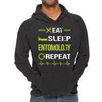 Funny Eat Sleep Repeat Entomology Entomologist Ins Vintage Hoodie | Artistshot