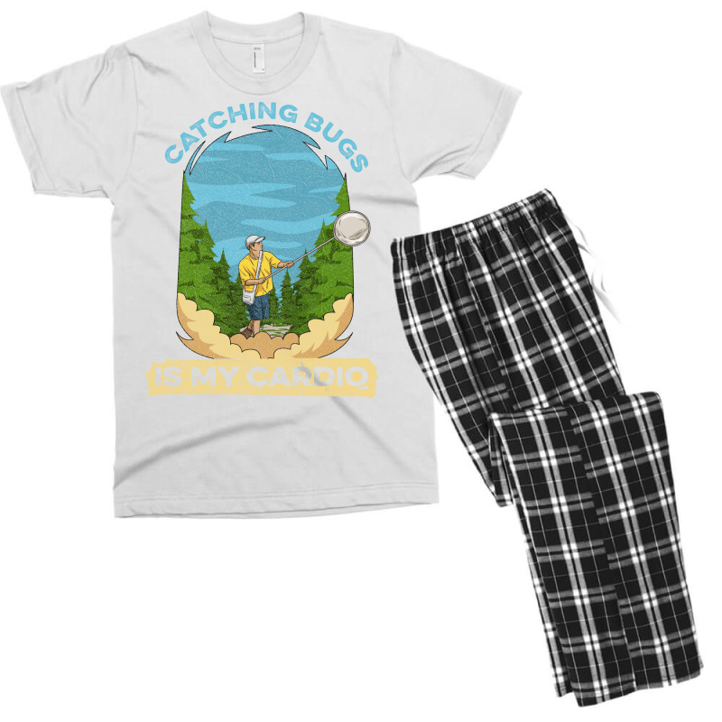 Insects Quote For A Bug Catcher Retro Men's T-shirt Pajama Set | Artistshot