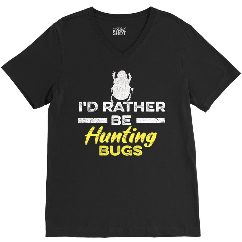 Insects Quote For A Insect Scientist Yellow V-neck Tee | Artistshot