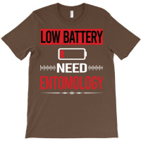 Low Battery Entomology Entomologist Insect Insects T-shirt | Artistshot