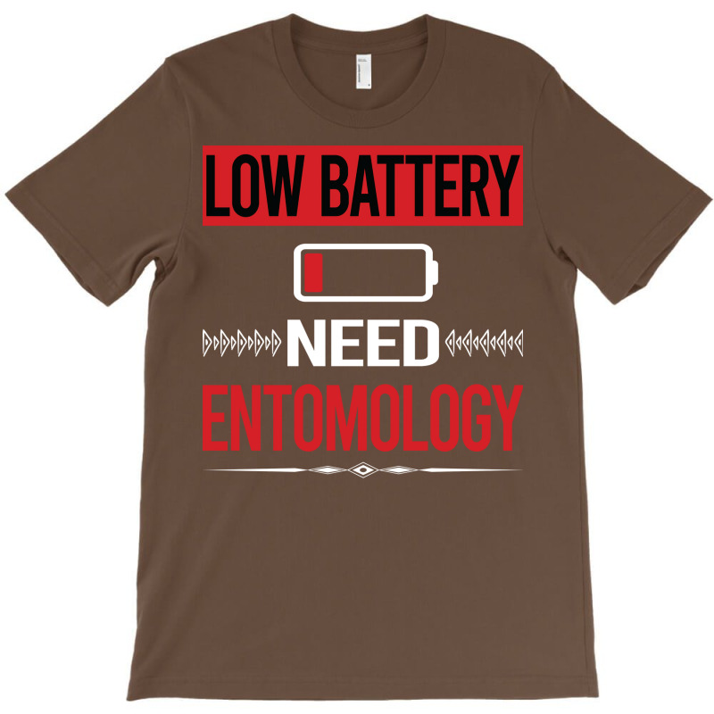 Low Battery Entomology Entomologist Insect Insects T-shirt | Artistshot