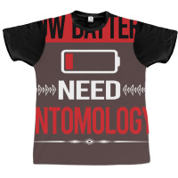 Low Battery Entomology Entomologist Insect Insects Graphic T-shirt | Artistshot