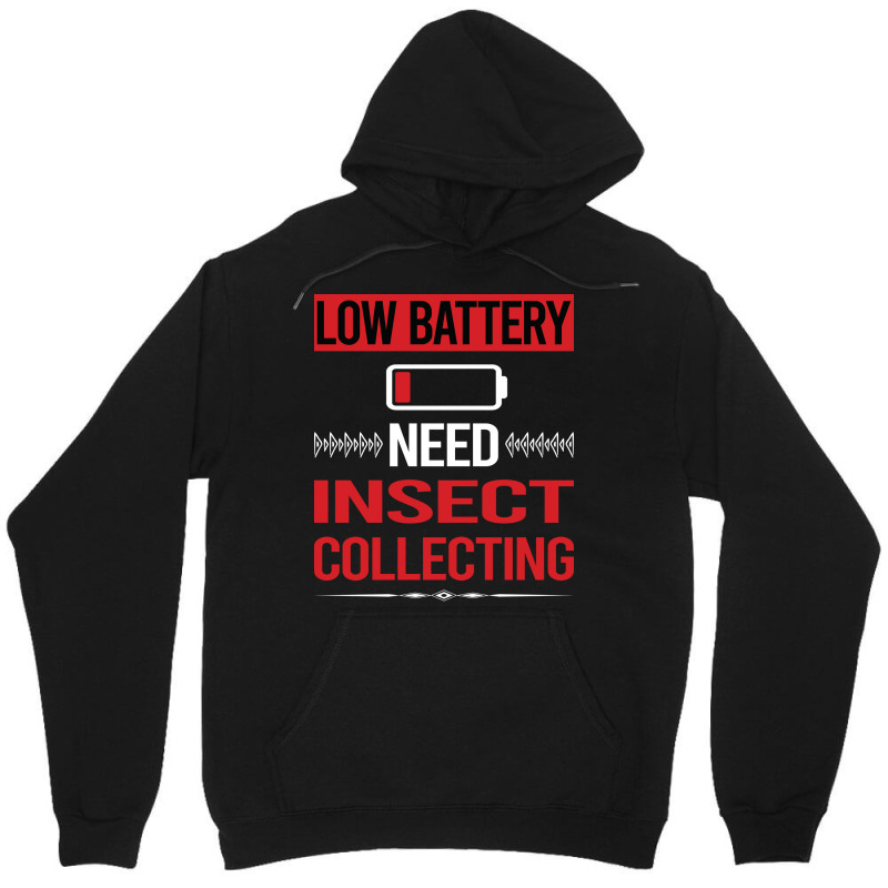 Low Battery Insect Collecting Girl Unisex Hoodie | Artistshot