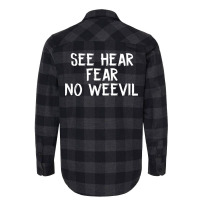 See Hear Fear No Weevil Retro Flannel Shirt | Artistshot