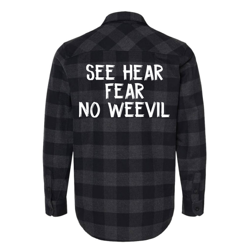 See Hear Fear No Weevil Retro Flannel Shirt | Artistshot