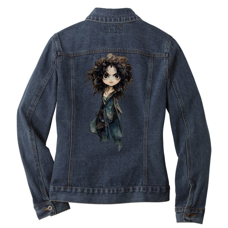 Bellatrix Lestrange Ladies Denim Jacket by incilafirgaz | Artistshot