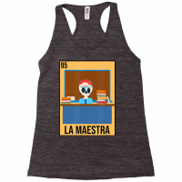 La Maestra Floral Skull Spanish Latina Bilingual T Racerback Tank | Artistshot