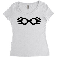 Fancy Nerd Glasses Women's Triblend Scoop T-shirt | Artistshot