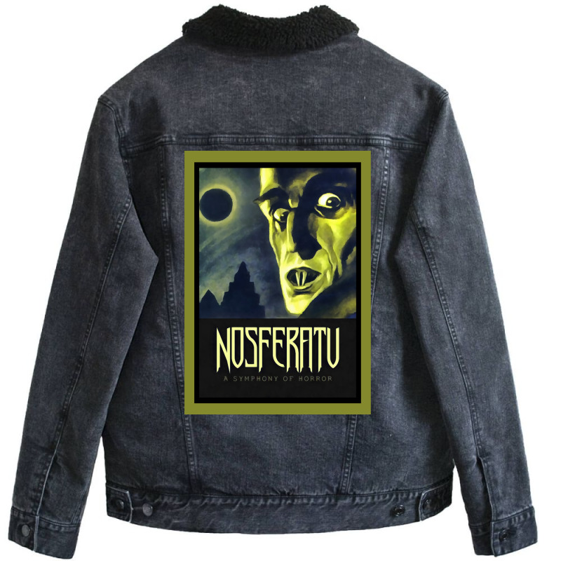 Nosferatu 8 Unisex Sherpa-lined Denim Jacket | Artistshot