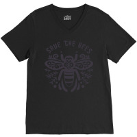 Save The Bees Bee Lover Environment Conservation N V-neck Tee | Artistshot