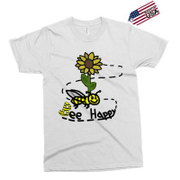 Bee Happy Pullover Hoodie Exclusive T-shirt | Artistshot