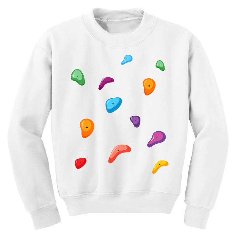 Bouldering   Rock Climbing Lover Climber Outdoor S Youth Sweatshirt | Artistshot