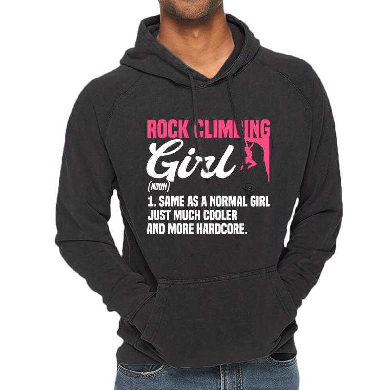 Bouldering Girls Climber Boulderer Artificial Rock Vintage Hoodie | Artistshot