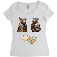 Managers Rats Co Workers Jobs Work Money Major Cor Women's Triblend Scoop T-shirt | Artistshot