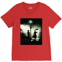 The Power Of Poppins Compels You V-neck Tee | Artistshot