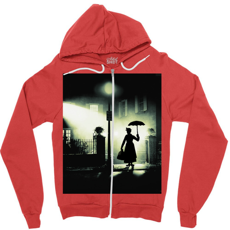 The Power Of Poppins Compels You Zipper Hoodie | Artistshot