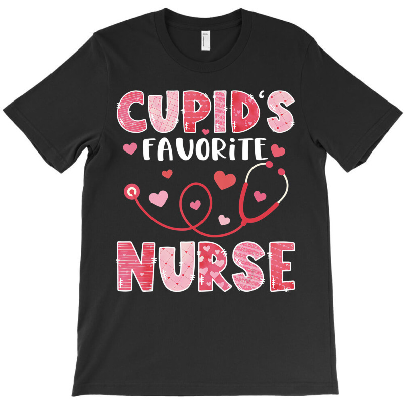 Cupid's Favorite Nurse Valentine's Day T Shirt T-shirt | Artistshot