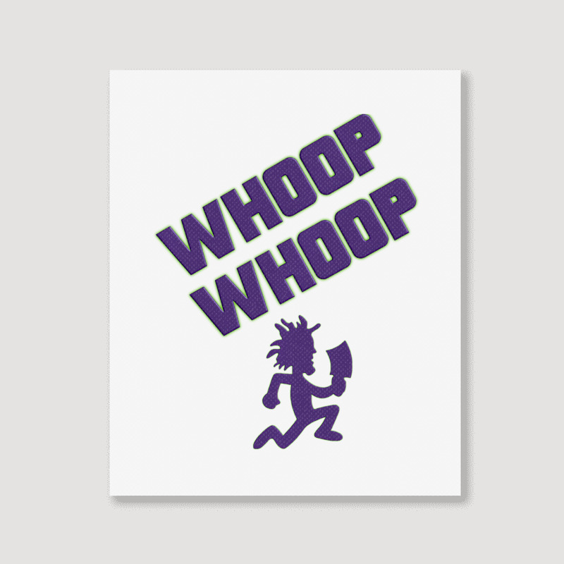 Juggalette Icp Whoop Whoop Hatchet Man Vibrant Col Portrait Canvas Print by tahon | Artistshot