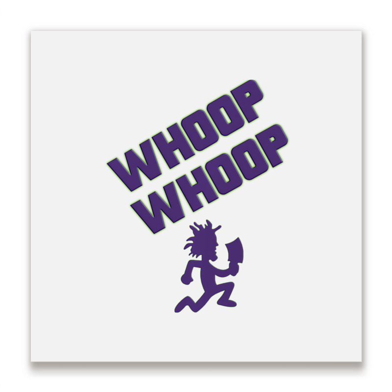 Juggalette Icp Whoop Whoop Hatchet Man Vibrant Col Metal Print Square by tahon | Artistshot