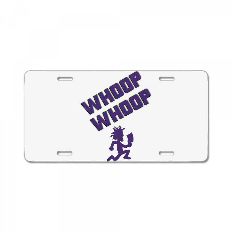 Juggalette Icp Whoop Whoop Hatchet Man Vibrant Col License Plate by tahon | Artistshot