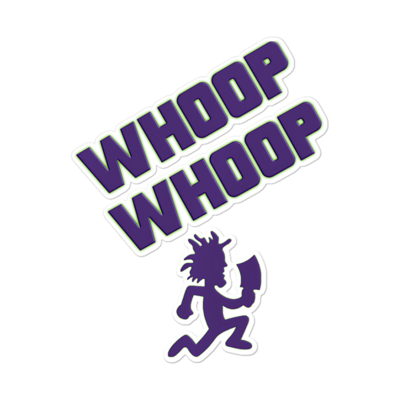 Juggalette Icp Whoop Whoop Hatchet Man Vibrant Col Sticker by tahon | Artistshot