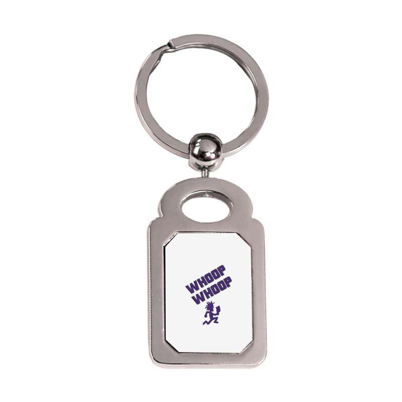 Juggalette Icp Whoop Whoop Hatchet Man Vibrant Col Silver Rectangle Keychain by tahon | Artistshot