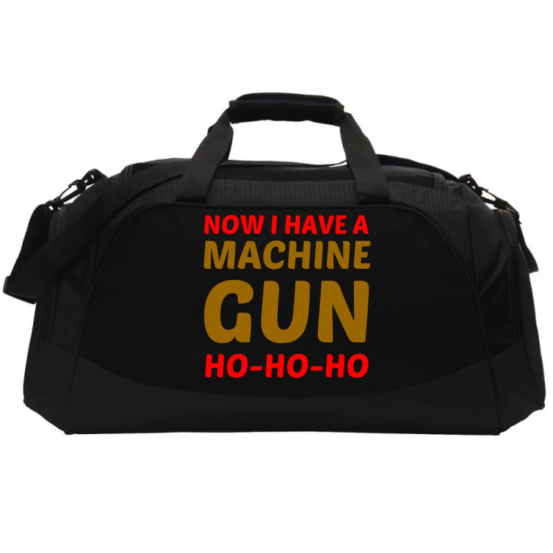 Now I Have A Machine Gun Ho Ho Ho Active Duffel | Artistshot