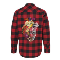 Flower Heart Spring Flannel Shirt | Artistshot