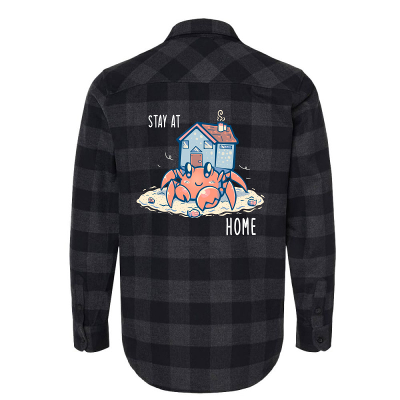 Stay At Home Hermit Crab Flannel Shirt | Artistshot