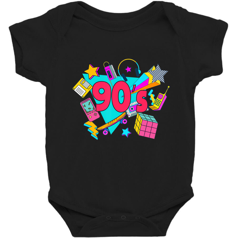 Funny 90s Costume Theme Party 90s Outfit Party Coo Baby Bodysuit | Artistshot