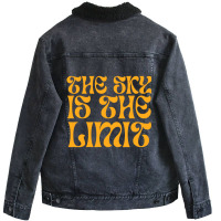 Daily Affirmations Sweatshirt Unisex Sherpa-lined Denim Jacket | Artistshot