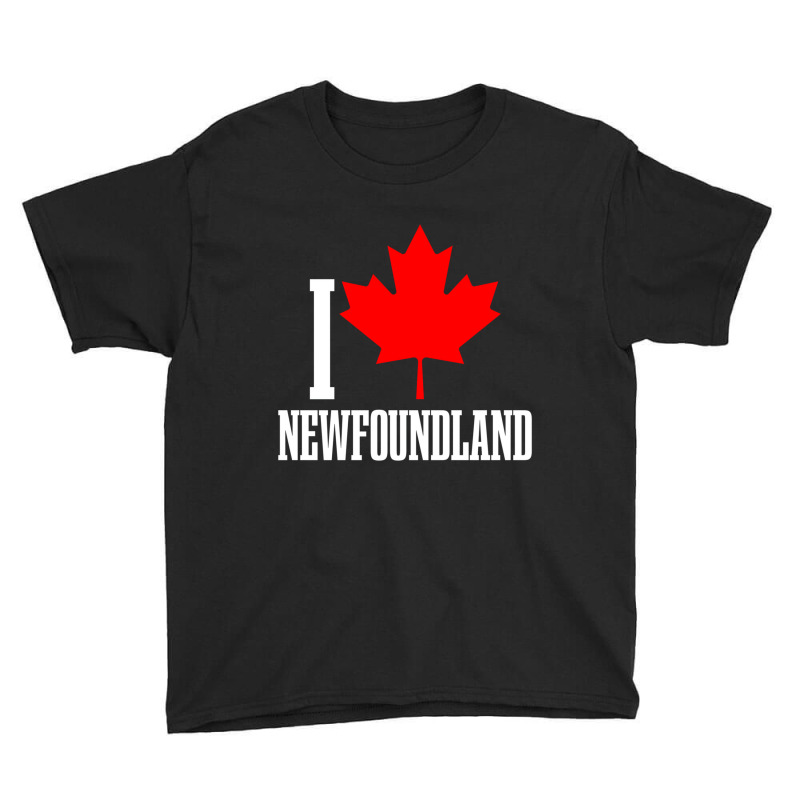 Newfoundland Canada Maple Leaf Canadian Flag Pride Youth Tee by severodanie | Artistshot