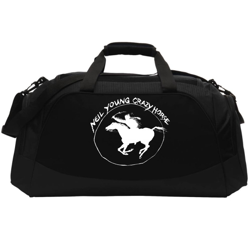 Neil Young Crazy Horse Active Duffel by BLACKHEART | Artistshot