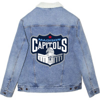 Madison Capitols Unisex Sherpa-lined Denim Jacket | Artistshot