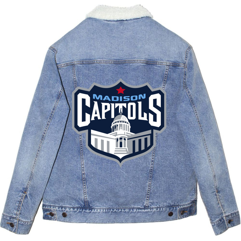 Madison Capitols Unisex Sherpa-lined Denim Jacket | Artistshot