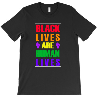 Blm T Shirt - Distressed Black Lives Matter T-shirt T-shirt Designed By Hung Pham