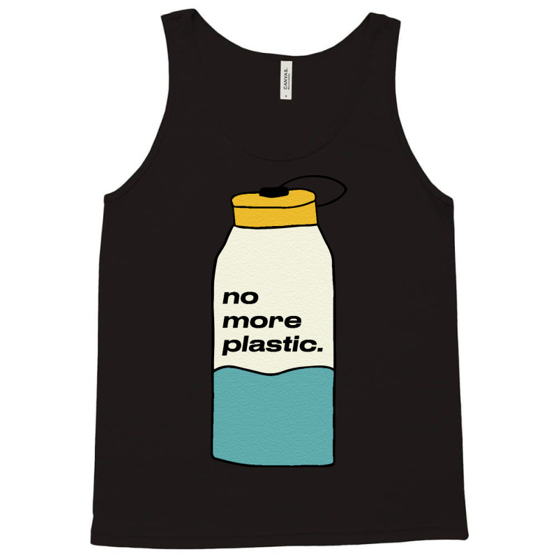 No More Plastic Green Tank Top | Artistshot