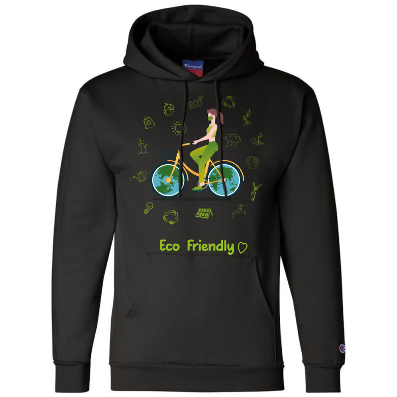 Eco Friendly Stars Champion Hoodie | Artistshot