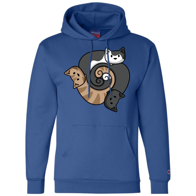 Cats With Spiral Tails Vintage Champion Hoodie | Artistshot