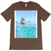 The Majestic Shoreline Seaside Art T-shirt | Artistshot