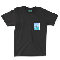 The Majestic Shoreline Seaside Art Pocket T-shirt | Artistshot