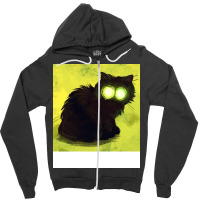 The Glowyeyed Looker Yellow Zipper Hoodie | Artistshot