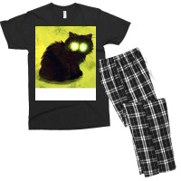 The Glowyeyed Looker Yellow Men's T-shirt Pajama Set | Artistshot