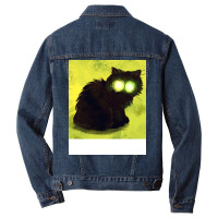 The Glowyeyed Looker Yellow Men Denim Jacket | Artistshot