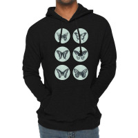 Vintage Butterflies Mega Sticker Pack Blue Retro S Lightweight Hoodie | Artistshot