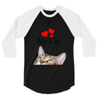 Cats Aesthetic 3/4 Sleeve Shirt | Artistshot