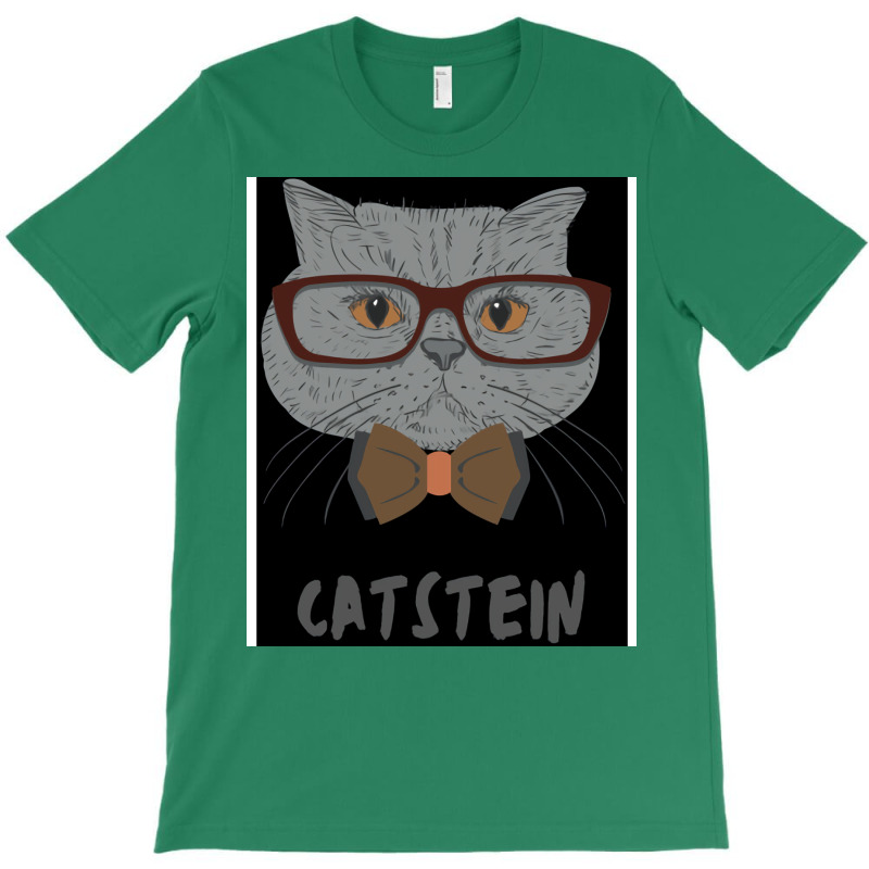 Catstein Cat Design Black Quote T-Shirt by shammevigan4 | Artistshot